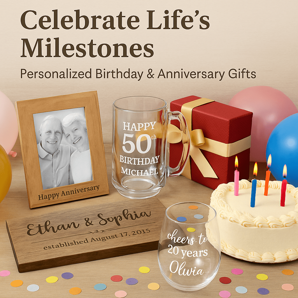 Celebrate Life’s Milestones – Personalized Birthday & Anniversary Gifts - Custom Crafting Alliance, LLC