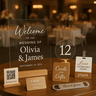 Custom Decor & Accessories for Event Planners and Coordinators - Custom Crafting Alliance, LLC