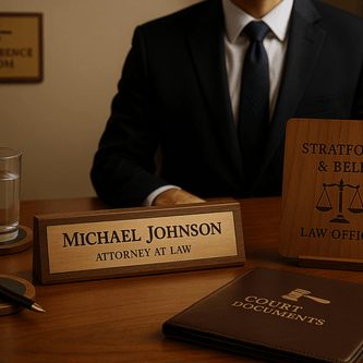 Custom Office Decor & Essentials for Legal Professionals - Custom Crafting Alliance, LLC