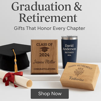 Graduation & Retirement – Gifts That Honor Every Chapter - Custom Crafting Alliance, LLC