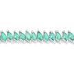 6.82 Carat Genuine Zambian Emerald .925 Sterling Silver Bracelet