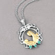 0.09 Carat Genuine Emerald .925 Sterling Silver Pendant - Pendants - Custom Crafting Alliance, LLC