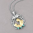0.09 Carat Genuine Emerald .925 Sterling Silver Pendant - Pendants - Custom Crafting Alliance, LLC