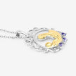 0.11 Carat Genuine Tanzanite .925 Sterling Silver Pendant - Pendants - Custom Crafting Alliance, LLC