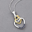 0.14 Carat Genuine Blue Sapphire .925 Sterling Silver Pendant - Pendants - Custom Crafting Alliance, LLC