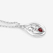 0.14 Carat Genuine Garnet .925 Sterling Silver Pendant - Pendants - Custom Crafting Alliance, LLC