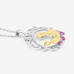0.14 Carat Genuine Ruby .925 Sterling Silver Pendant - Pendants - Custom Crafting Alliance, LLC