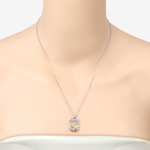 0.14 Carat Genuine Ruby .925 Sterling Silver Pendant - Pendants - Custom Crafting Alliance, LLC