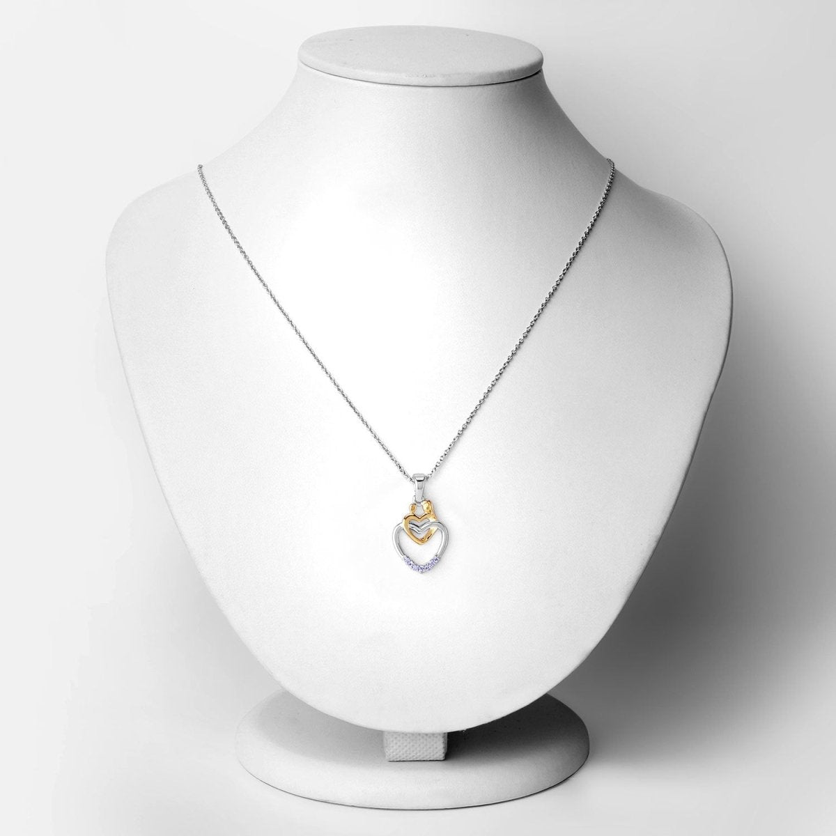0.14 Carat Genuine Tanzanite .925 Sterling Silver Pendant - Pendants - Custom Crafting Alliance, LLC
