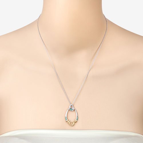 0.15 Carat Genuine Emerald .925 Sterling Silver Pendant - Pendants - Custom Crafting Alliance, LLC