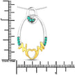 0.15 Carat Genuine Emerald .925 Sterling Silver Pendant - Pendants - Custom Crafting Alliance, LLC