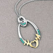 0.15 Carat Genuine Emerald .925 Sterling Silver Pendant - Pendants - Custom Crafting Alliance, LLC