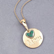 0.17 Carat Genuine Emerald .925 Sterling Silver Pendant - Pendants - Custom Crafting Alliance, LLC