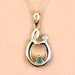 0.17 Carat Genuine Emerald .925 Sterling Silver Pendant - Pendants - Custom Crafting Alliance, LLC