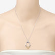 0.18 Carat Genuine Blue Sapphire .925 Sterling Silver Pendant - Pendants - Custom Crafting Alliance, LLC