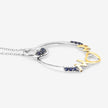 0.18 Carat Genuine Blue Sapphire .925 Sterling Silver Pendant - Pendants - Custom Crafting Alliance, LLC