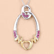 0.18 Carat Genuine Ruby .925 Sterling Silver Pendant - Pendants - Custom Crafting Alliance, LLC