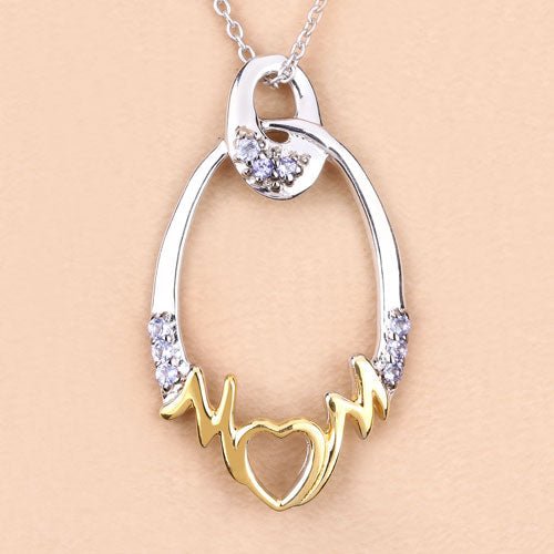 0.18 Carat Genuine Tanzanite .925 Sterling Silver Pendant - Pendants - Custom Crafting Alliance, LLC