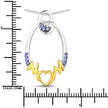 0.18 Carat Genuine Tanzanite .925 Sterling Silver Pendant - Pendants - Custom Crafting Alliance, LLC