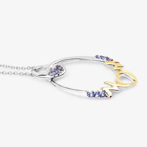 0.18 Carat Genuine Tanzanite .925 Sterling Silver Pendant - Pendants - Custom Crafting Alliance, LLC