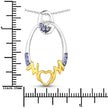 0.18 Carat Genuine Tanzanite .925 Sterling Silver Pendant - Pendants - Custom Crafting Alliance, LLC