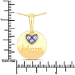 0.21 Carat Genuine Tanzanite .925 Sterling Silver Pendant - Pendants - Custom Crafting Alliance, LLC