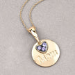 0.21 Carat Genuine Tanzanite .925 Sterling Silver Pendant - Pendants - Custom Crafting Alliance, LLC