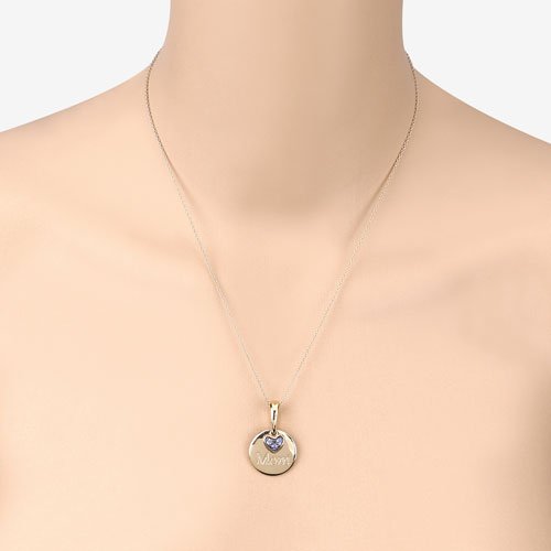 0.21 Carat Genuine Tanzanite .925 Sterling Silver Pendant - Pendants - Custom Crafting Alliance, LLC