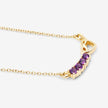 0.24 Carat Genuine Amethyst .925 Sterling Silver Necklace - Necklaces - Custom Crafting Alliance, LLC