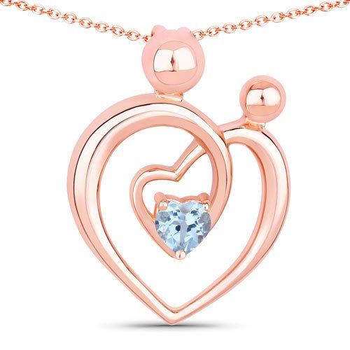 0.24 Carat Genuine Aquamarine .925 Sterling Silver Earrings - Pendants - Custom Crafting Alliance, LLC