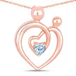 0.24 Carat Genuine Aquamarine .925 Sterling Silver Earrings - Pendants - Custom Crafting Alliance, LLC