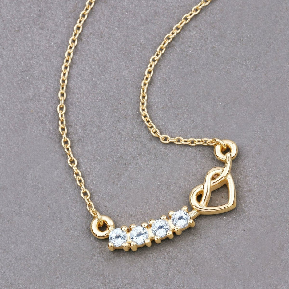 0.24 Carat Genuine Aquamarine .925 Sterling Silver Necklace - Necklaces - Custom Crafting Alliance, LLC