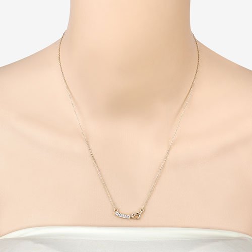 0.24 Carat Genuine Aquamarine .925 Sterling Silver Necklace - Necklaces - Custom Crafting Alliance, LLC