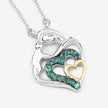 0.24 Carat Genuine Emerald .925 Sterling Silver Pendant - Pendants - Custom Crafting Alliance, LLC