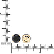 4.30 Carat Genuine Black Diamond 14K Yellow Gold Earrings