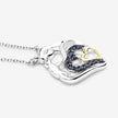 0.28 Carat Genuine Blue Sapphire .925 Sterling Silver Pendant - Pendants - Custom Crafting Alliance, LLC
