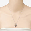 0.28 Carat Genuine Blue Sapphire .925 Sterling Silver Pendant - Pendants - Custom Crafting Alliance, LLC