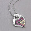 0.28 Carat Genuine Ruby .925 Sterling Silver Pendant - Pendants - Custom Crafting Alliance, LLC