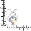 0.28 Carat Genuine Tanzanite .925 Sterling Silver Pendant - Pendants - Custom Crafting Alliance, LLC