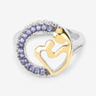 0.28 Carat Genuine Tanzanite .925 Sterling Silver Ring - Rings - Custom Crafting Alliance, LLC