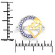 0.28 Carat Genuine Tanzanite .925 Sterling Silver Ring - Rings - Custom Crafting Alliance, LLC