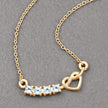 0.30 Carat Genuine Blue Topaz .925 Sterling Silver Necklace - Necklaces - Custom Crafting Alliance, LLC