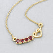 0.32 Carat Genuine Garnet .925 Sterling Silver Necklace - Necklaces - Custom Crafting Alliance, LLC