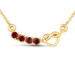 0.32 Carat Genuine Garnet .925 Sterling Silver Necklace - Necklaces - Custom Crafting Alliance, LLC
