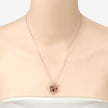 0.32 Carat Genuine Garnet .925 Sterling Silver Pendant - Pendants - Custom Crafting Alliance, LLC
