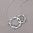 0.38 Carat Genuine Tanzanite .925 Sterling Silver Pendant - Pendants - Custom Crafting Alliance, LLC