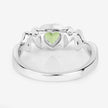 0.44 Carat Genuine Peridot .925 Sterling Silver Ring - Rings - Custom Crafting Alliance, LLC