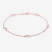 0.45 Carat Genuine Morganite .925 Sterling Silver Bracelet - Bracelets - Custom Crafting Alliance, LLC