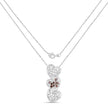 0.45 Carat Genuine Red Diamond and White Diamond .925 Sterling Silver Pendant - Pendants - Custom Crafting Alliance, LLC