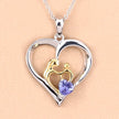 0.45 Carat Genuine Tanzanite .925 Sterling Silver Pendant - Pendants - Custom Crafting Alliance, LLC